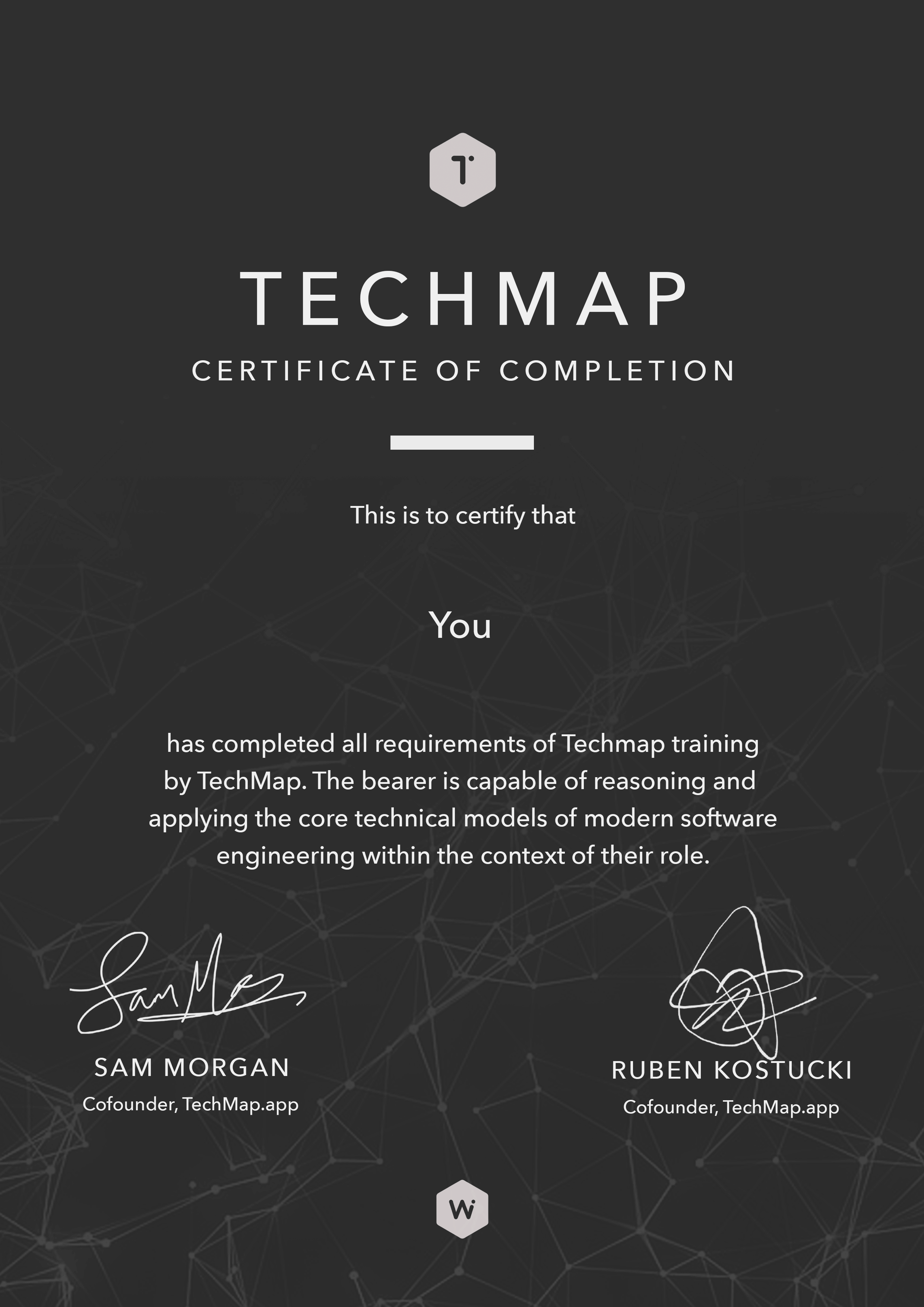 Image for TechMap Certification
